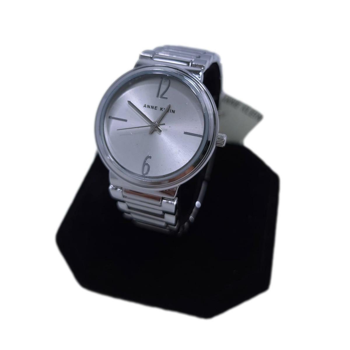 Anne Klein Silver AK/3169SVSV Bracelet Watch Silver Tone Women`s w Tag