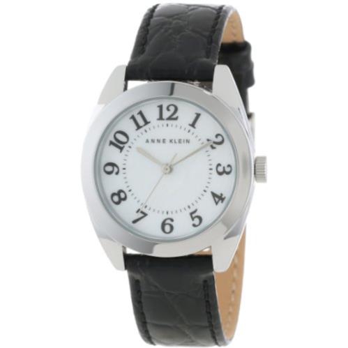 Anne Klein AK1399 Women`s Black Leather Watch 1923