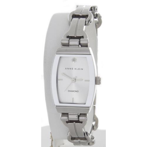 Anne Klein Women`s Silver-tone Bracelet Analog Quartz Watch AK/1573SVSV