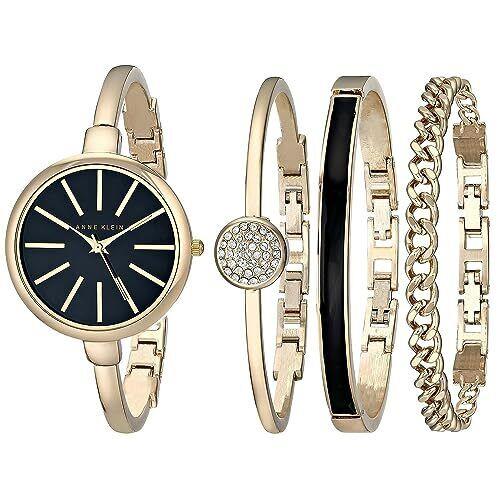 ++ Anne Klein Women`s Bangle Watch and Bracelet Set AK/1470