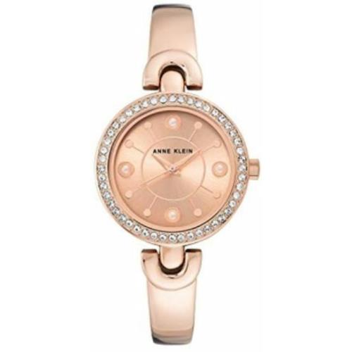 Anne Klein Women`s Swarovski Crystal Accented 30 MM Watch AK/3288RGST