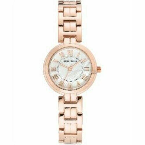 Anne Klein Women Rose Gold Mother of Pearl Dial Watch AK-3066MPRG