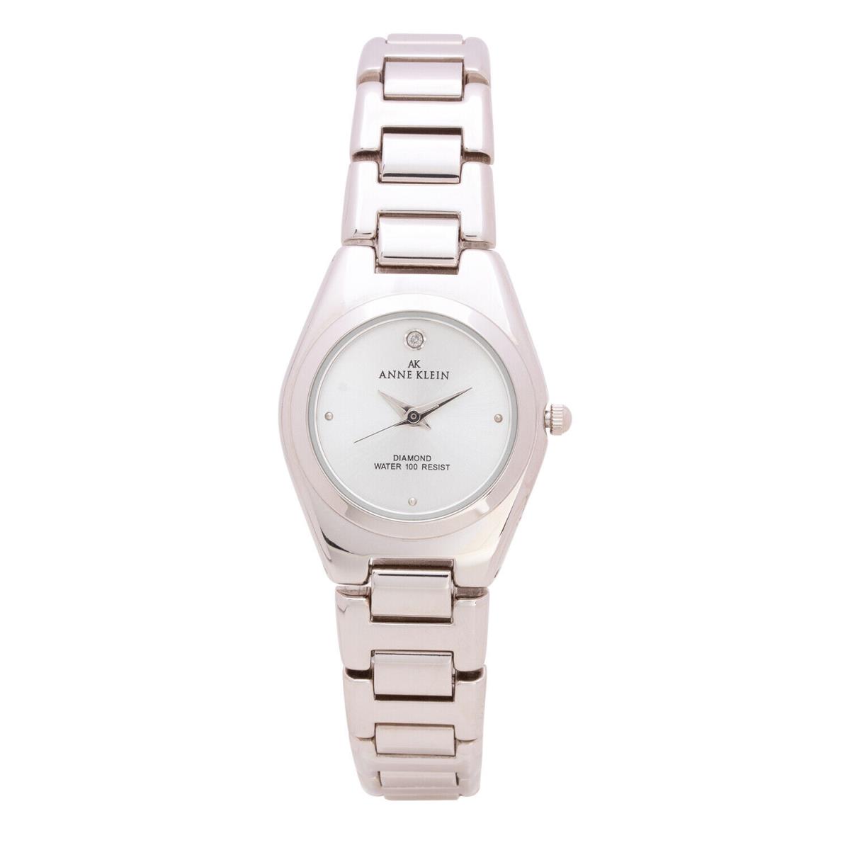 Anne Klein Women`s 12 mm Mother of Pearl Stainless Steel Watch 10-739SVSV