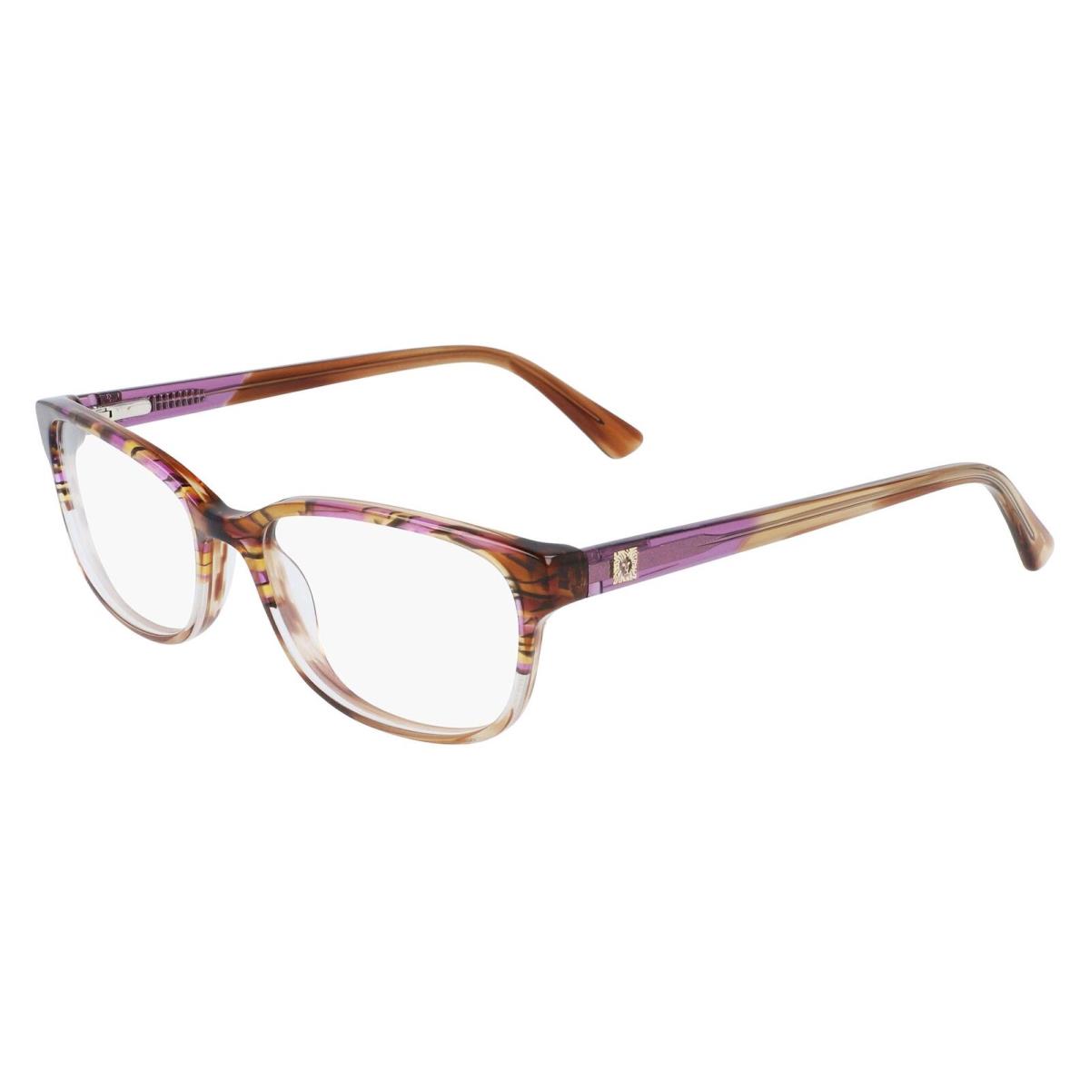 Anne Klein AK5086 Eyeglasses 505 Plum Animal