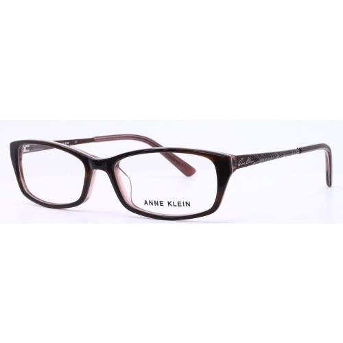 Anne Klein AK5027 208 Mocha Womens Rectangle Full Rim Eyeglasses 52-15-135