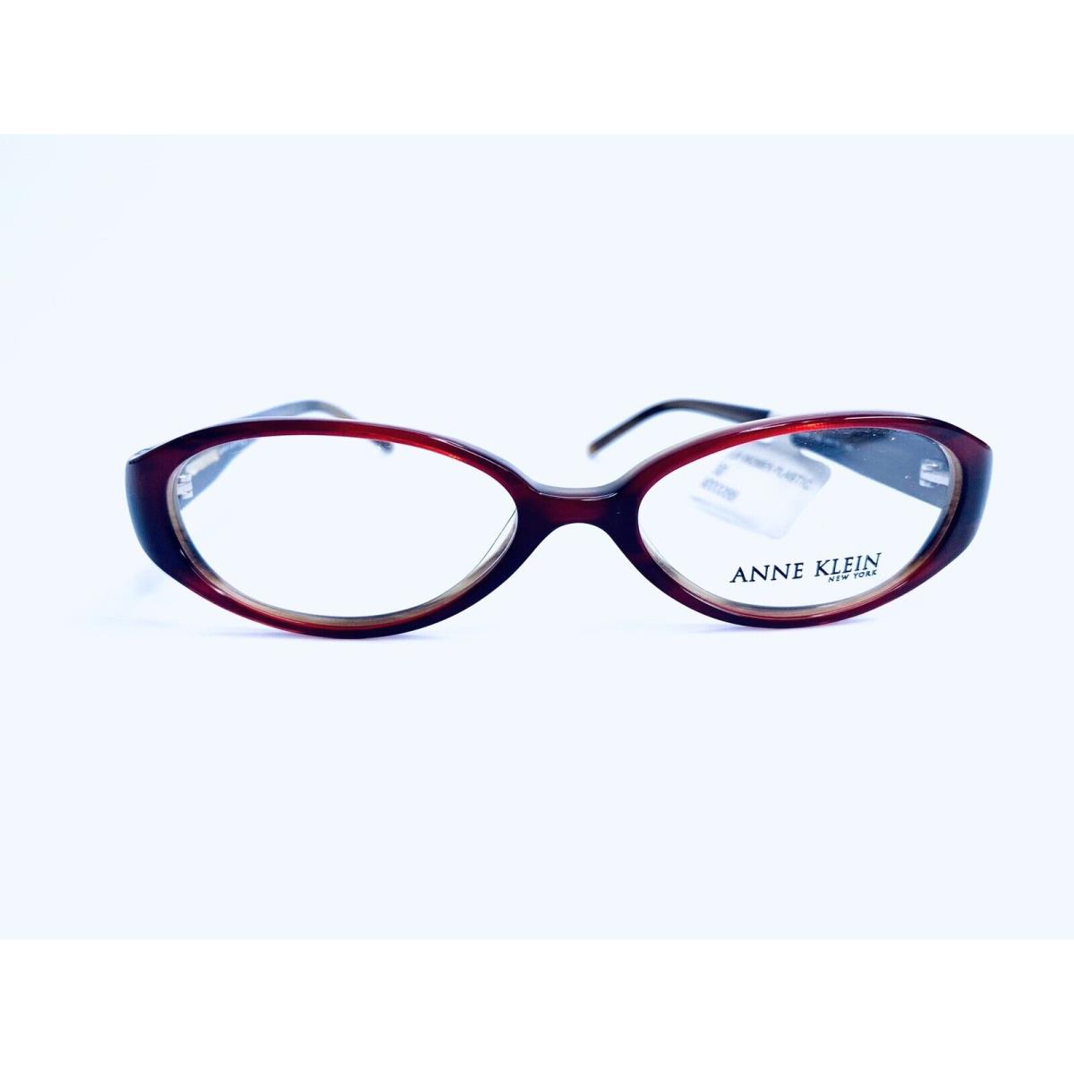 Anne Klein Red Burgundy Oval Frame Eyeglasses AK8046 148 50 15 140