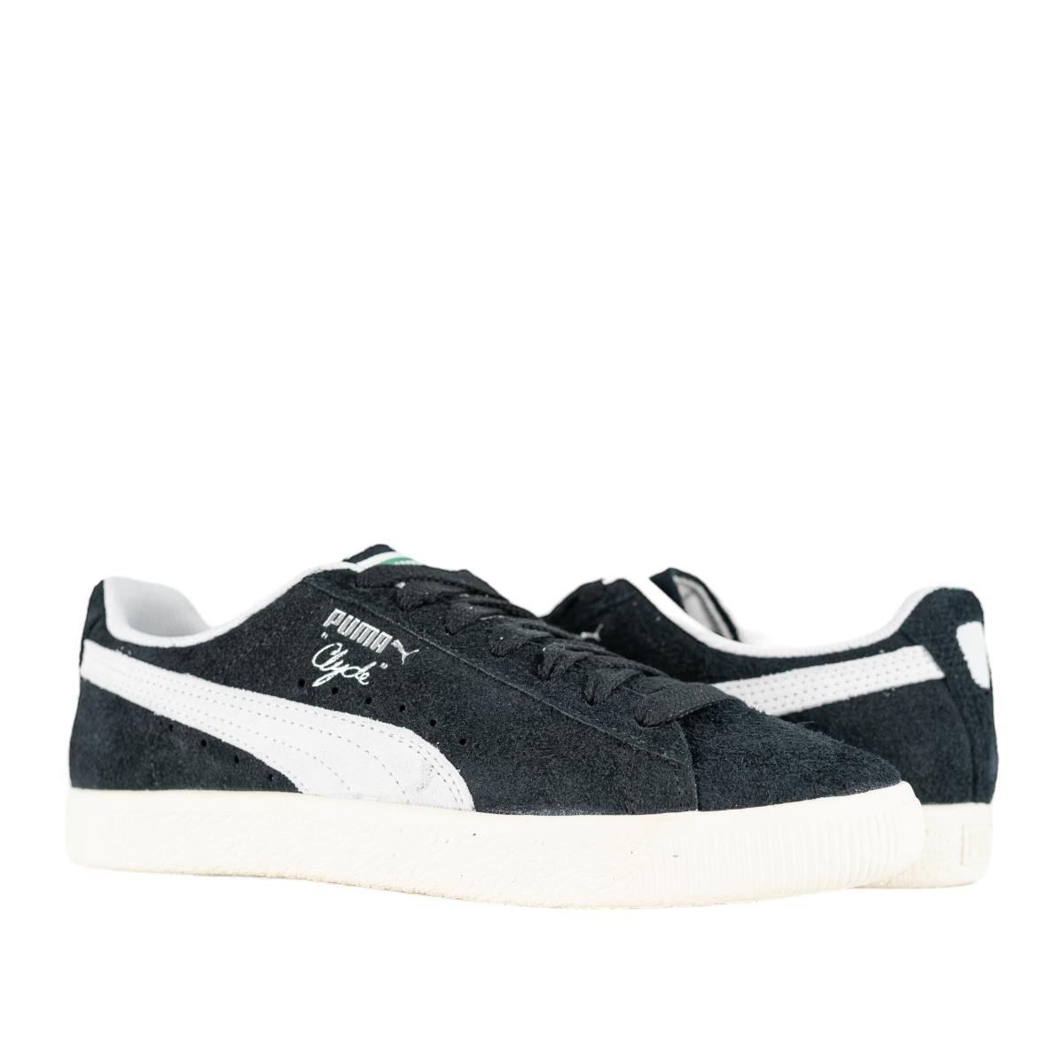 Puma Clyde Hairy Suede Unisex Sneakers - Men`s Sizing - Puma Black-Ivory