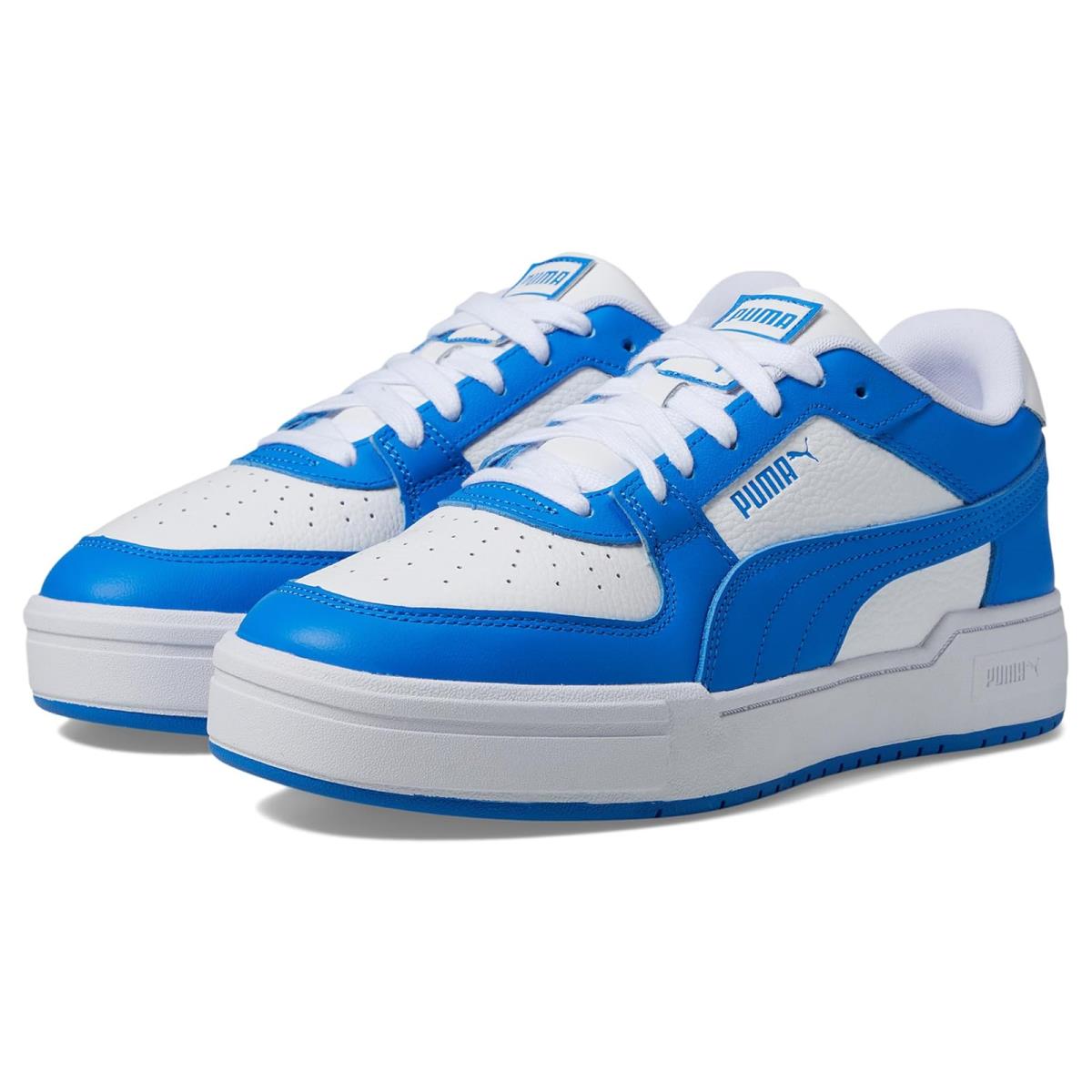 Man`s Sneakers Athletic Shoes Puma Ca Pro Classic - Puma White/Hyperlink Blue