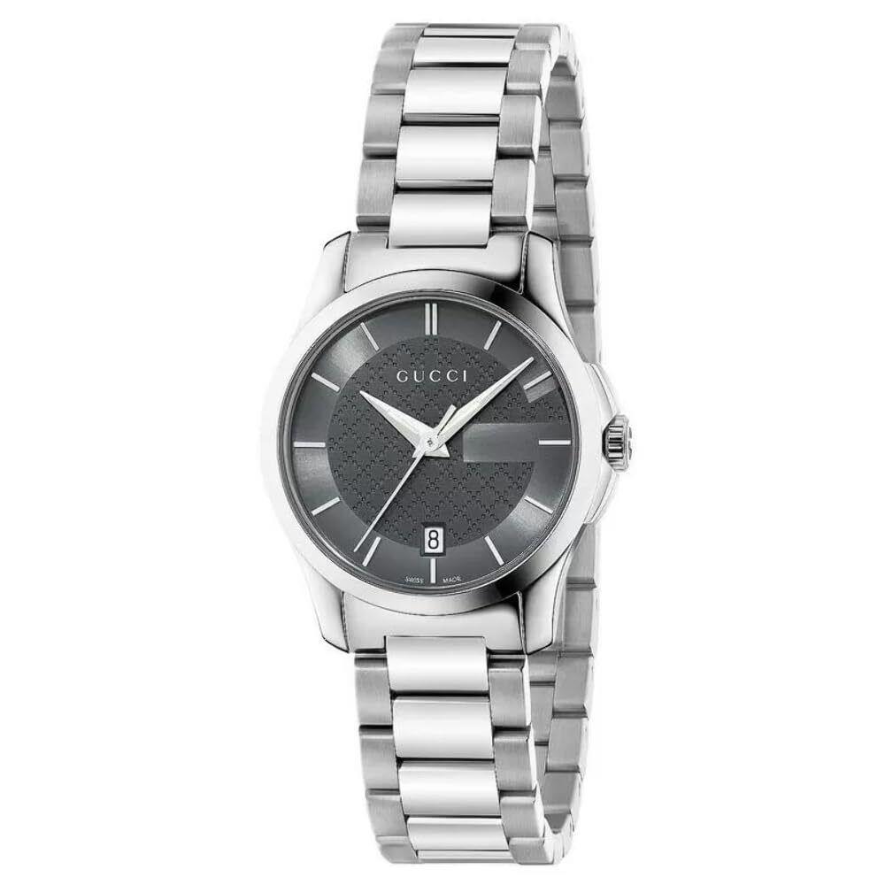 Gucci G-timeless Analog Display Swiss Quartz Silver-tone Unisex Watch