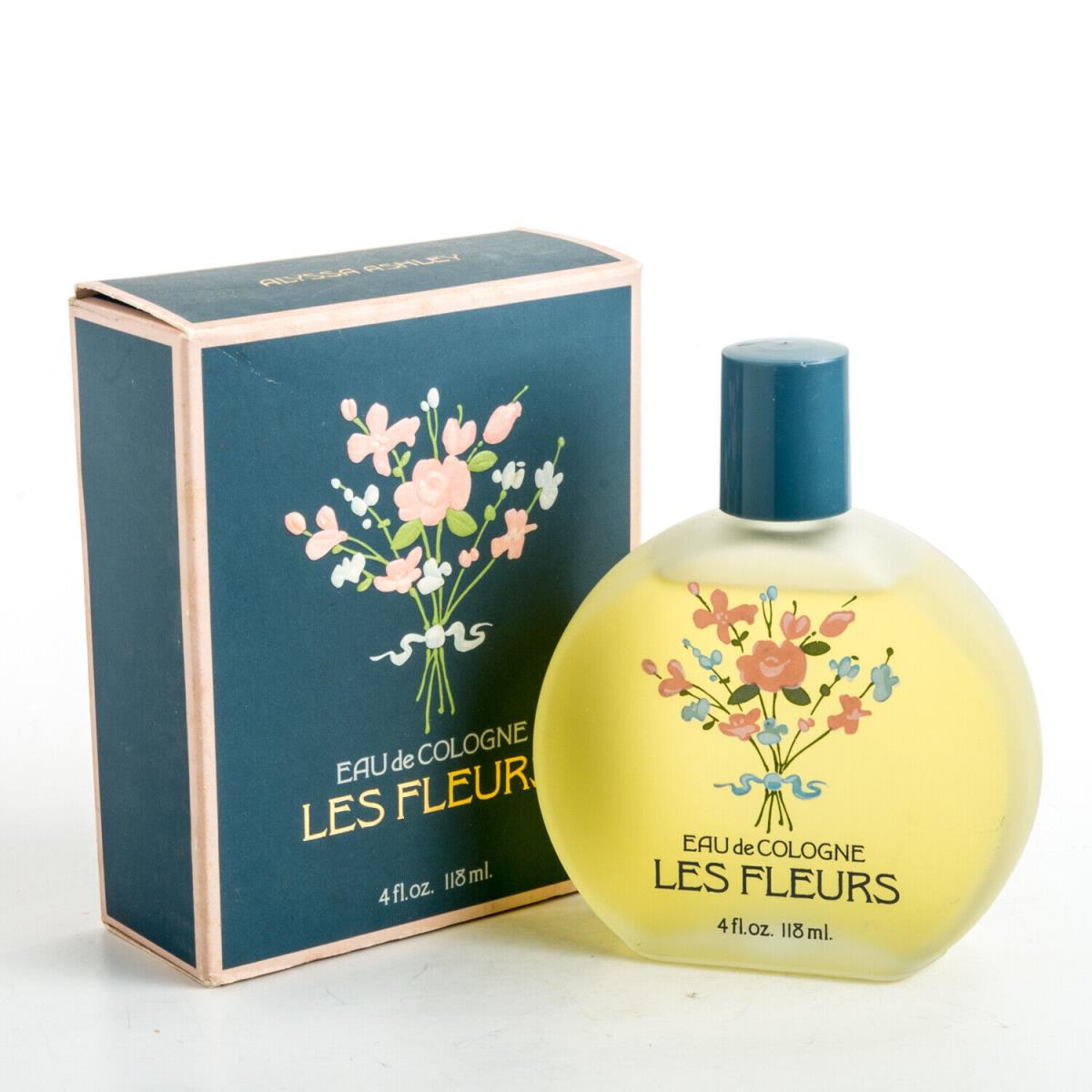 Alyssa Ashley Les Fleurs Eau de Cologne Splash 4OZ 118ml Vintage Houbigant