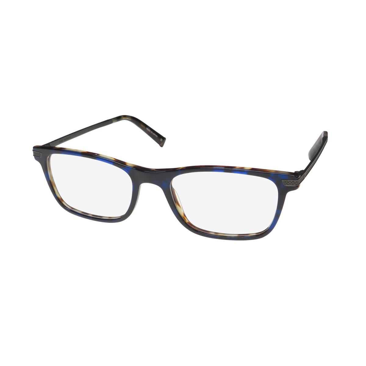 John Varvatos V412 Eyeglass Frame/glasses Made IN Japan Designer Rare Blue / Tortoise