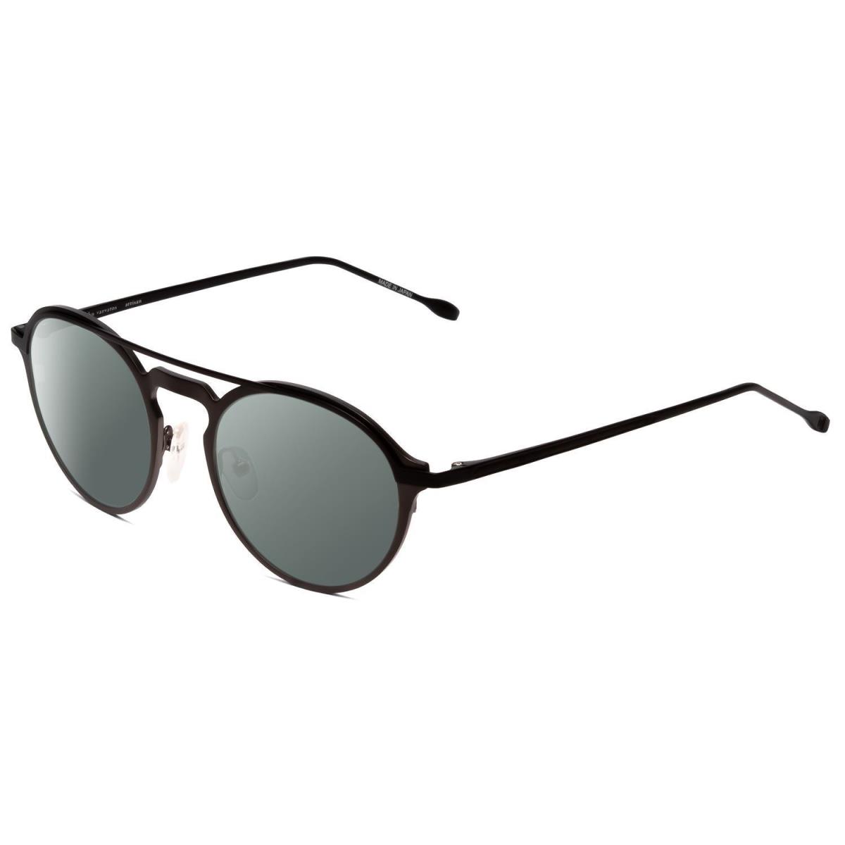 John Varvatos V160 Polarized Sunglasses Gun Metal Silver Black 50 mm 4 Options Smoke Grey Polar