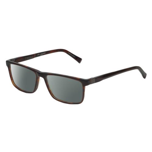 John Varvatos V404 Unisex Polarized Sunglass Brown Tortoise Gunmetal 56mm 4 Opt Smoke Grey Polar