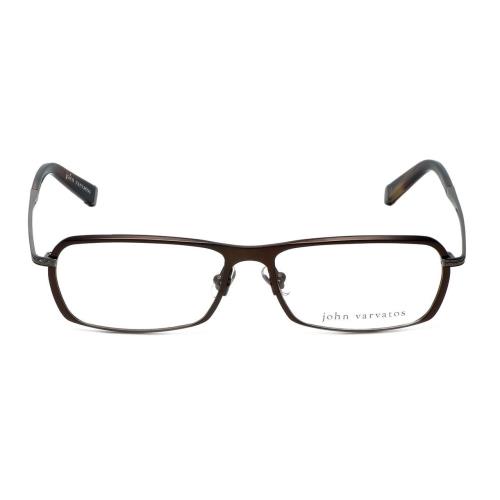 John Varvatos Designer Reading Glasses V136 in Brown 55mm