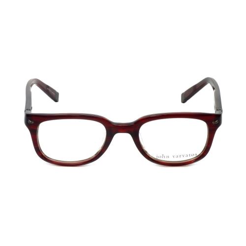 John Varvatos Designer Reading Glasses V343AF in Chianti 47mm