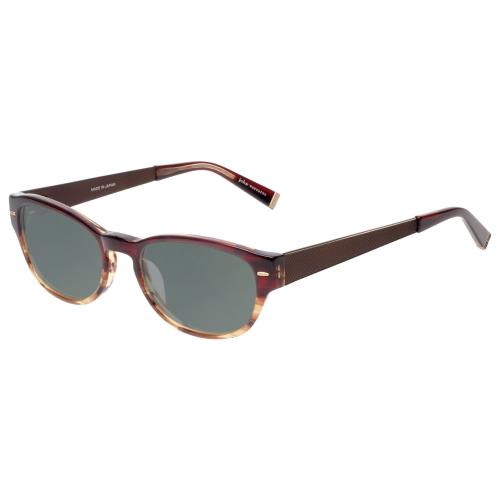 John Varvatos V355-REDWOOD Polarized Sunglasses Brown Tortoise Marble Crystal 51