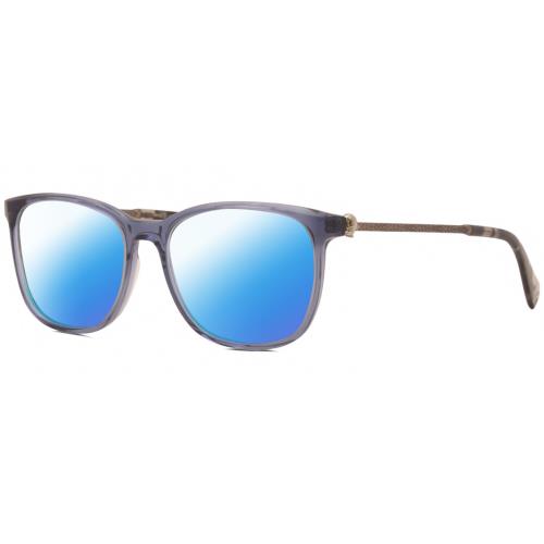 John Varvatos V419 Unisex Polarized Sunglasses Blue Crystal Gunmetal 54 mm 4 Opt