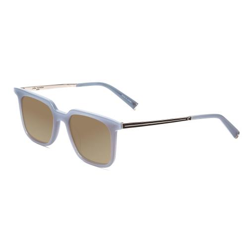 John Varvatos V521 Unisex Polarized Sunglasses 4 Options Storm Crystal Blue 52mm Amber Brown Polar