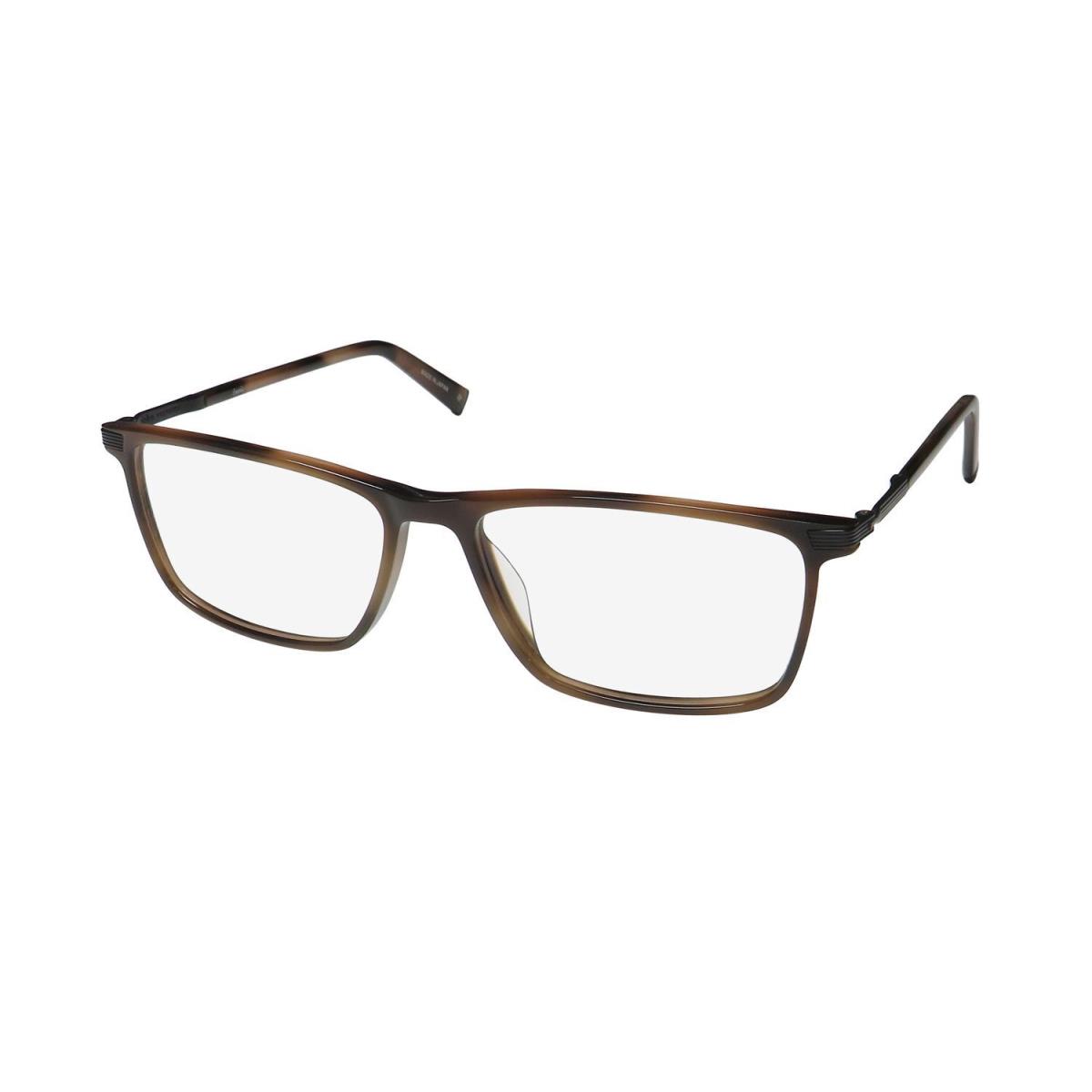 John Varvatos V408 Eyewear Full-rim 58-17-145 Brown Japan Plastic Mens