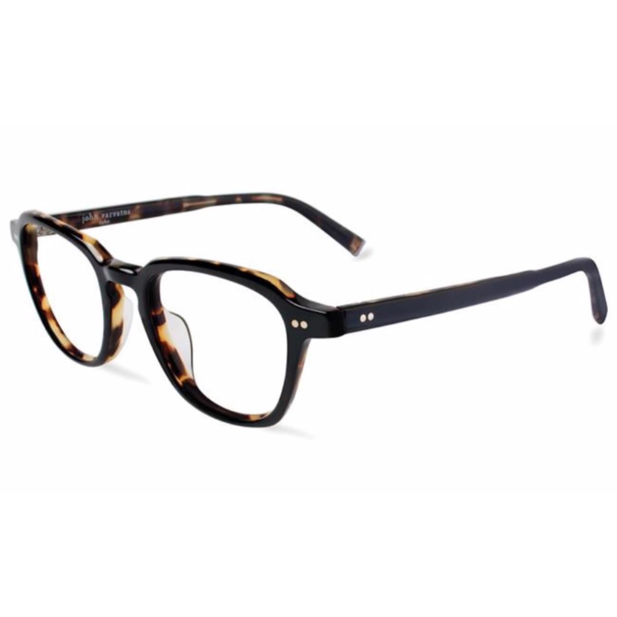 Rx-able Classic John Varvatos Eyeglasses V204 50-21 Black Tortoise Frames