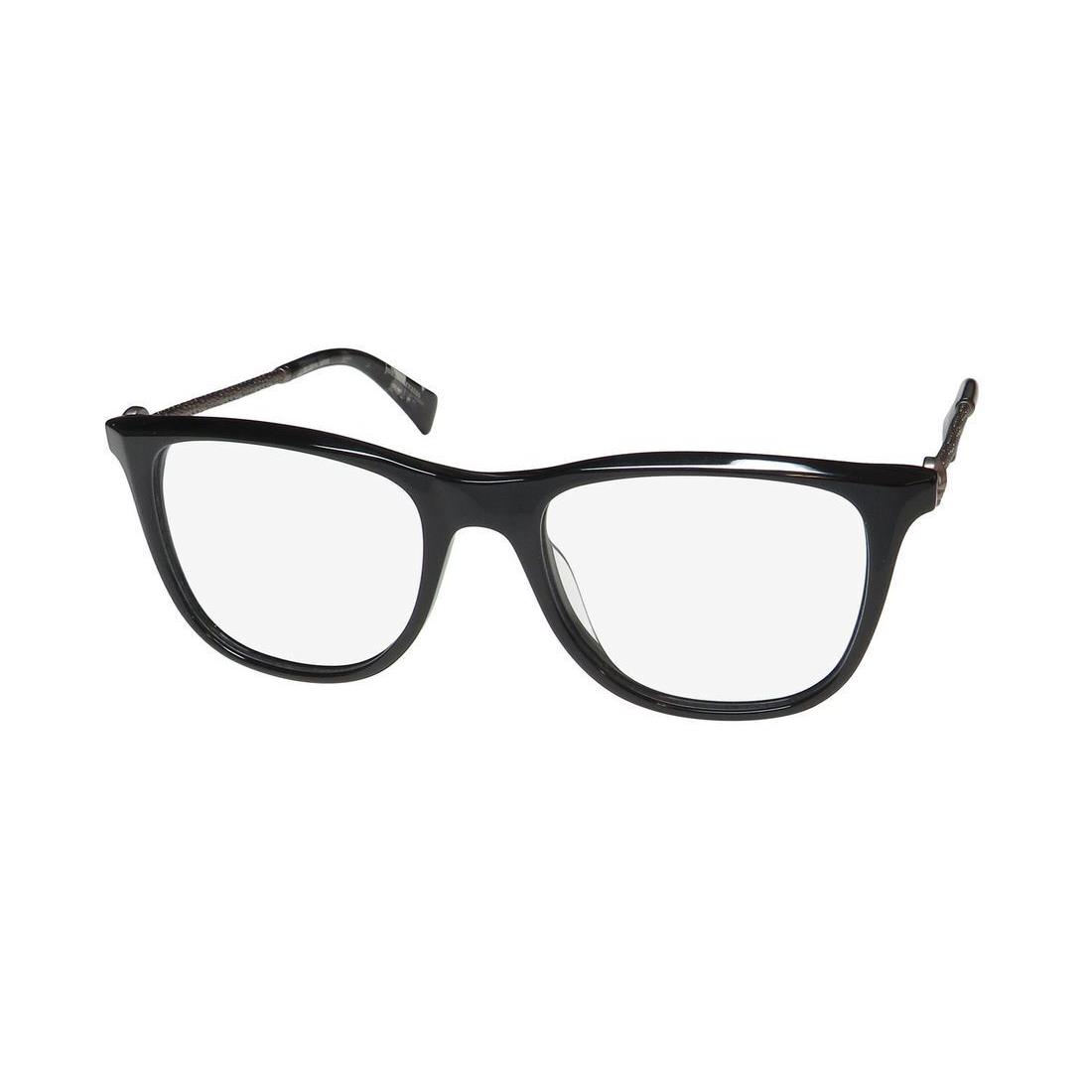 John Varvatos V418 Glasses Full-rim Mens Black Black Japan 52-18-145 Plastic