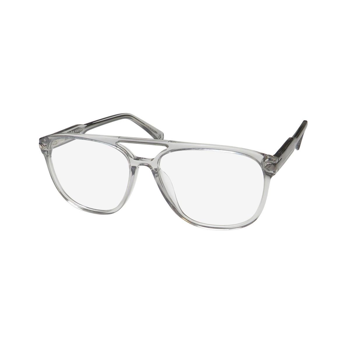 John Varvatos VJV424 Glasses Plastic Shield Smoke Japan 56-15-145 Mens