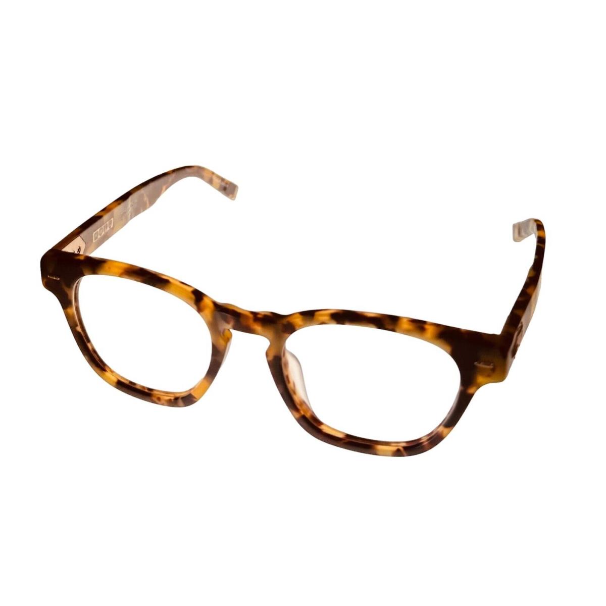 John Varvatos Mens Plastic Eyeglass Tokyo Tortoise Soft Square V358 49mm