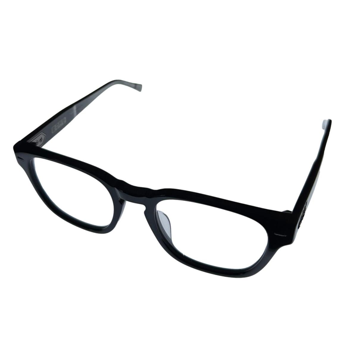 John Varvatos Mens Soft Square Mens Black Eyewear Plastic Frame V369. 51mm