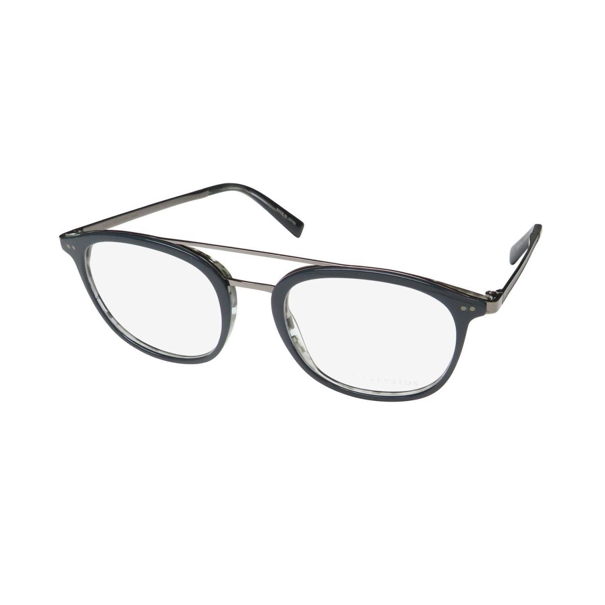 John Varvatos V378 Eyeglass Frame Full-rim Square 49-19-145 Mens Blue Japan