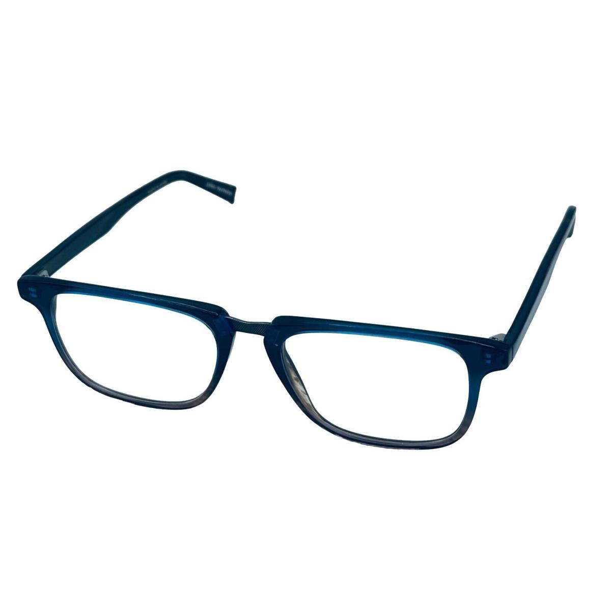 John Varvatos Mens Eyeglass Rectangle Navy Gradient Plastic V373. 54mm