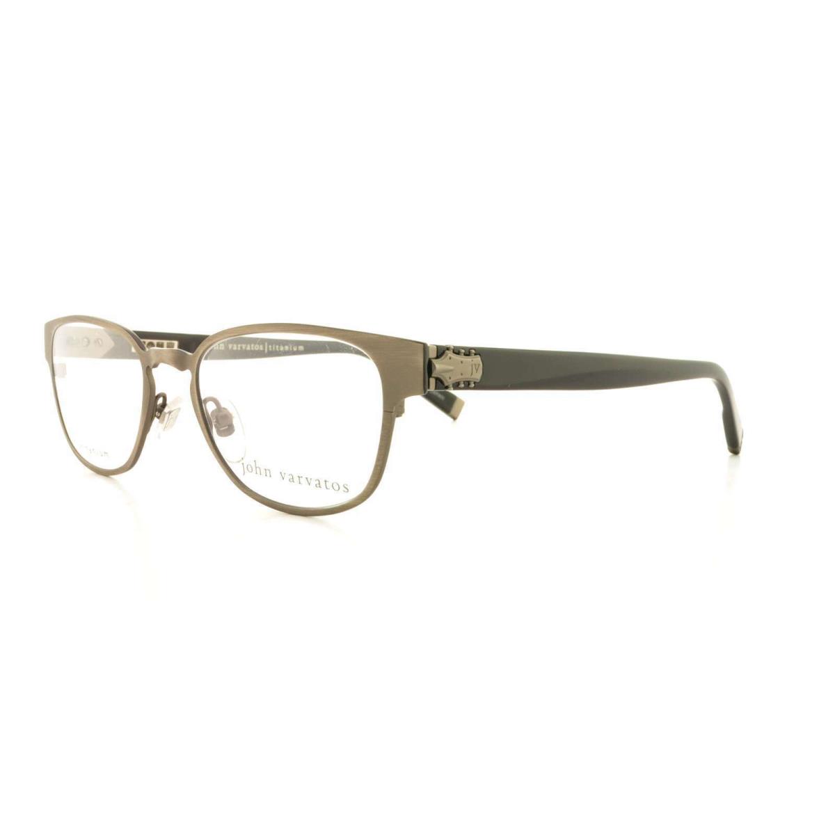 John Varvatos Eyeglasses JV V141 45mm Gunmetal Metal / Acetate - Made in Japan
