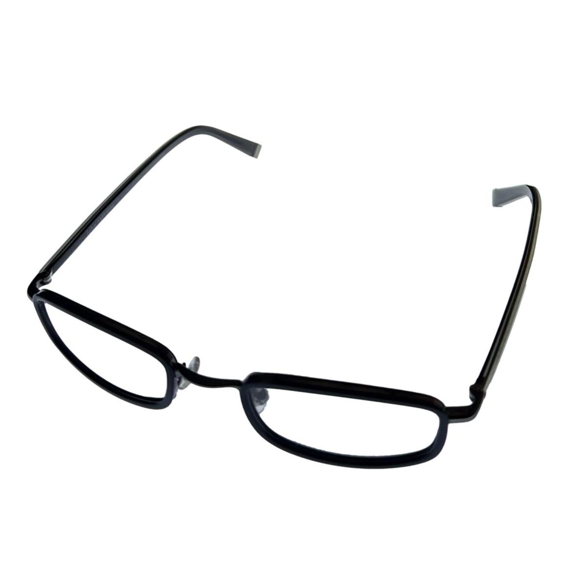 John Varvatos Rectangle Mens Black Eyewear Plastic Frame V317 50mm