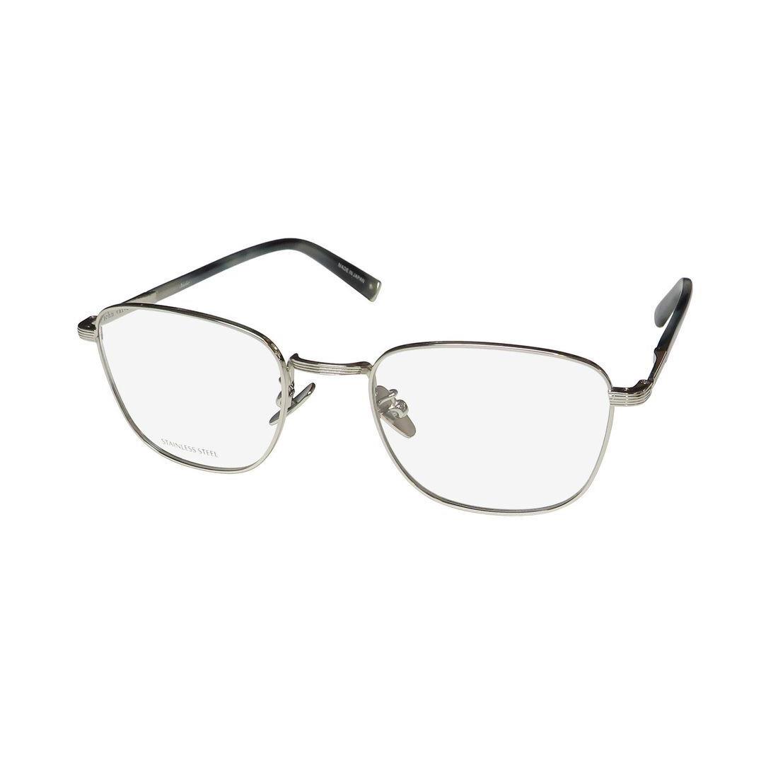 John Varvatos V177 Glasses Mens 51-20-145 Full-rim Designer Japan Silver