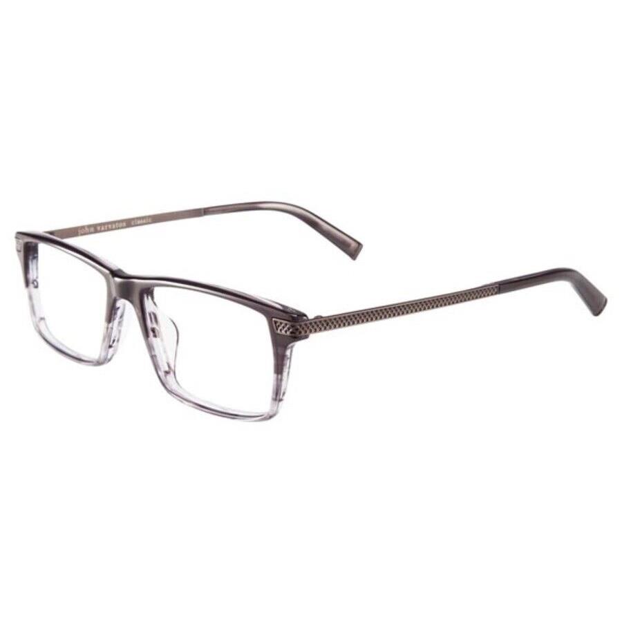 John Varvatos Optical Frame Eyeglasses V367 Smike Gradient 55-17-145 w Case