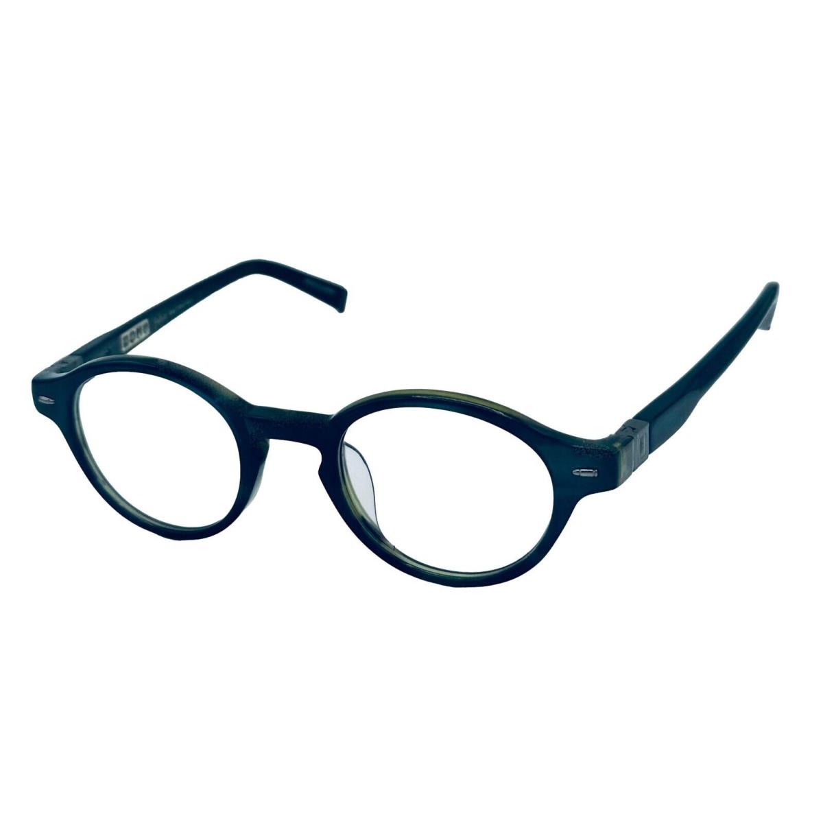 John Varvatos Mens Eyeglass Round Navy Plastic V356. 43mm