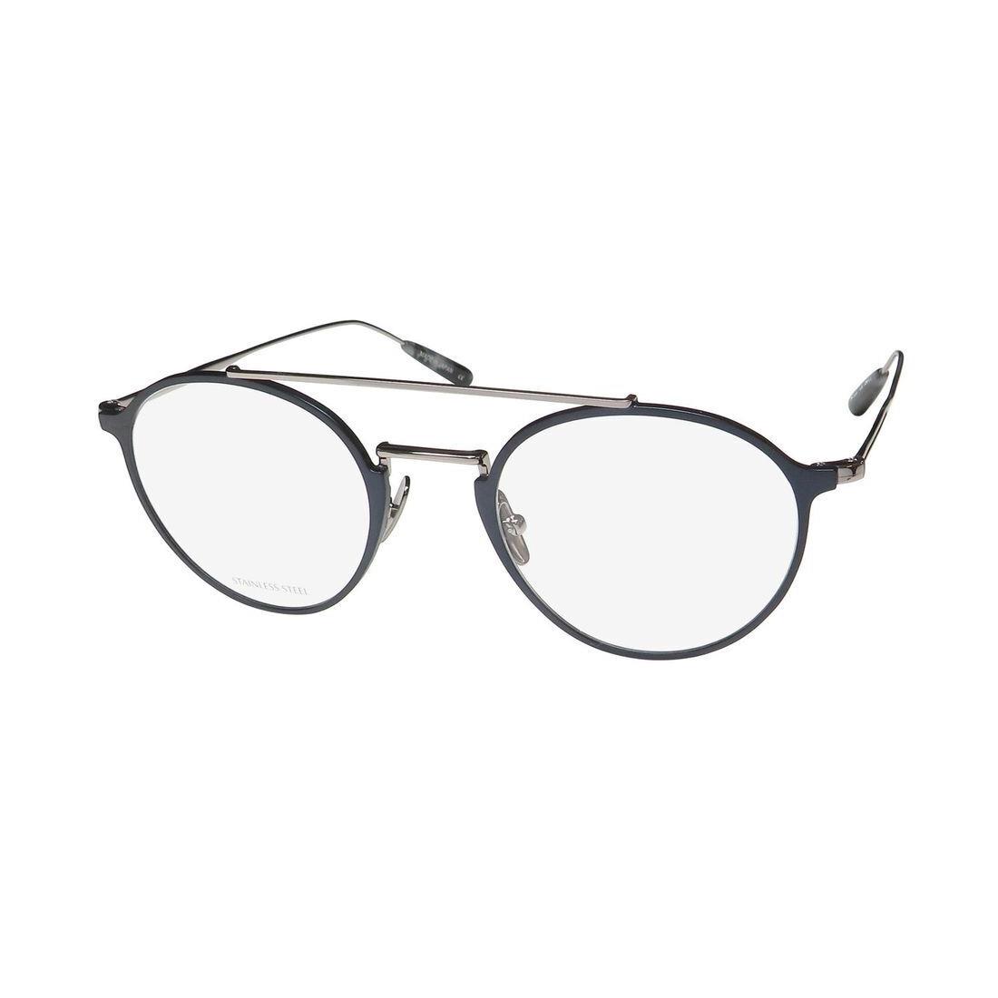 John Varvatos V174 Eyewear Japan 50-22-145 Blue Shield Navy/ Gunmetal