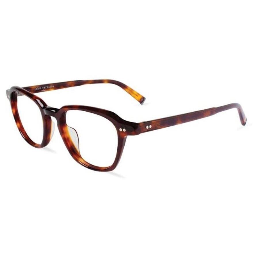 John Varvatos Eyeglasses JV V204 UF 50mm Havana Tortoise