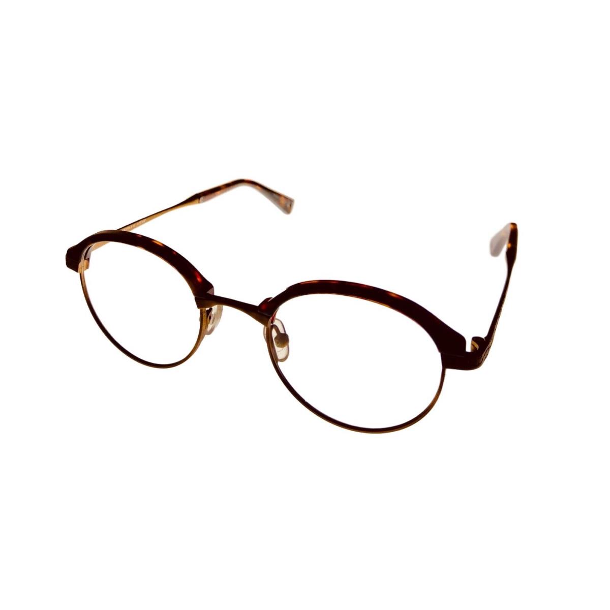 John Varvatos Mens Ophthalmic Eyeglass Metal Round Frame V152 Dark Gun 47