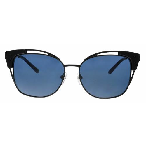 Tory Burch Cat Eye TY 6049 307680 Matte Black Blue Sunglasses