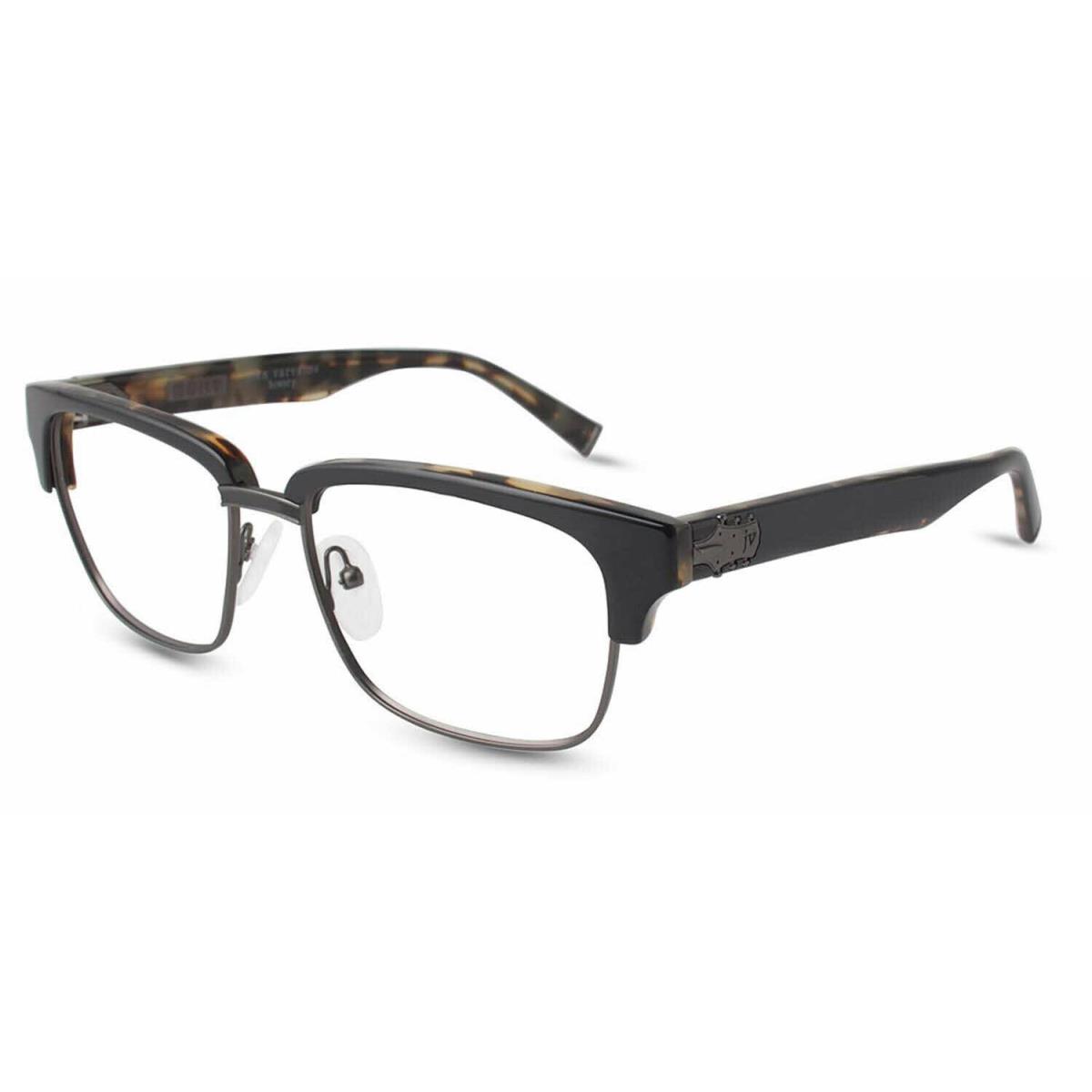 John Varvatos Eyeglasses V153 54mm Black Tortoise - Made in Japan