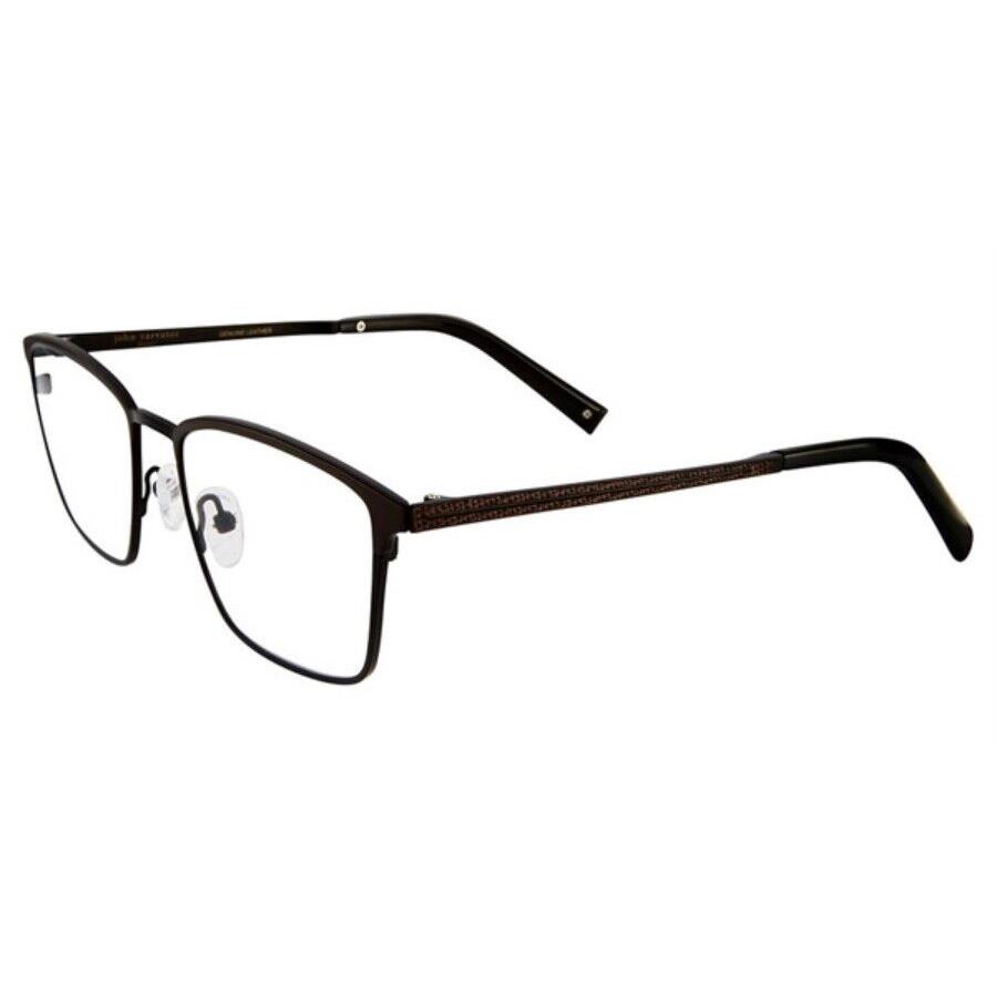 John Varvatos Eyeglasses JV V165 53mm Black Stainless Steel - Made in Japan