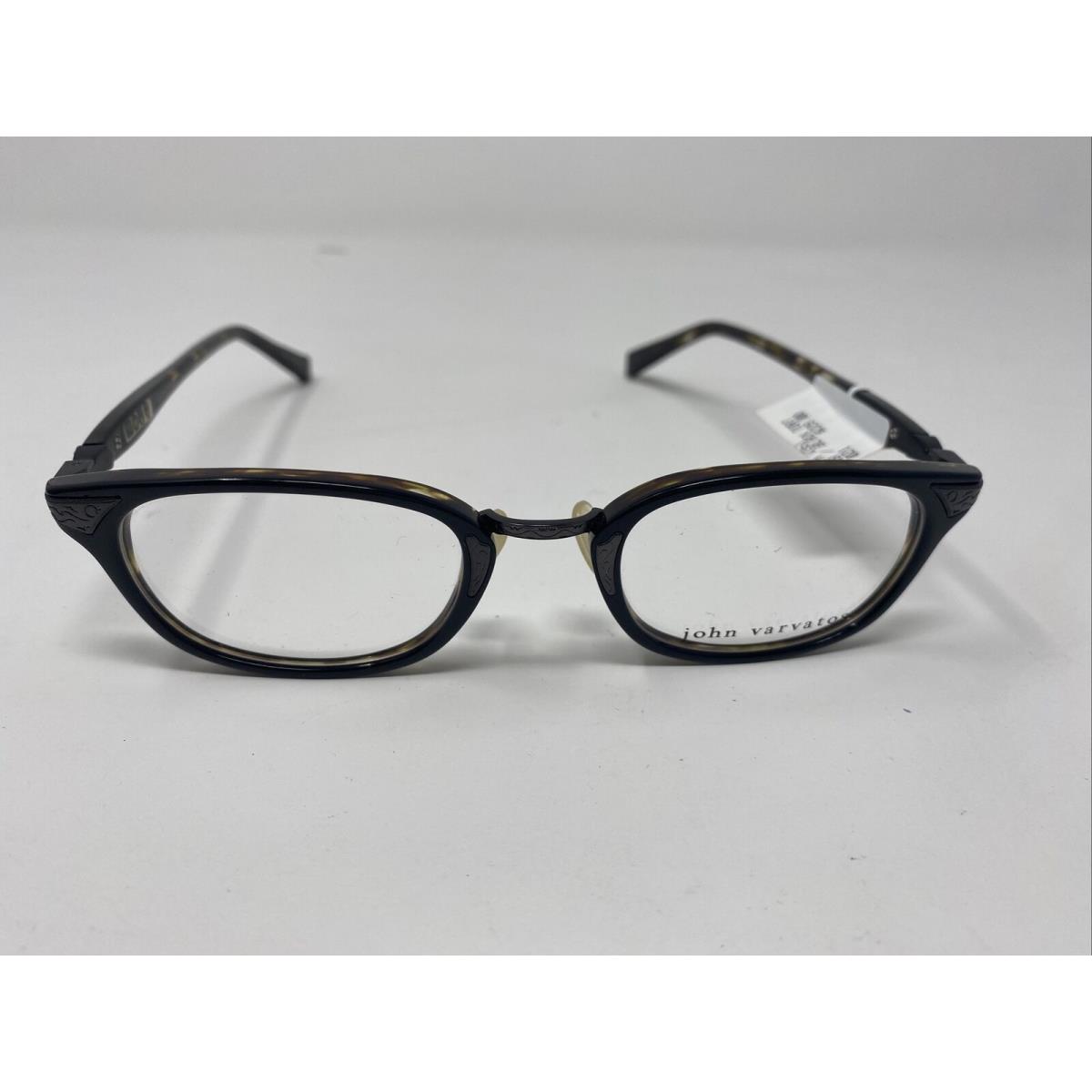 John Varvatos V351 ES48 Blk Tort Womens Eyeglass Frames P37