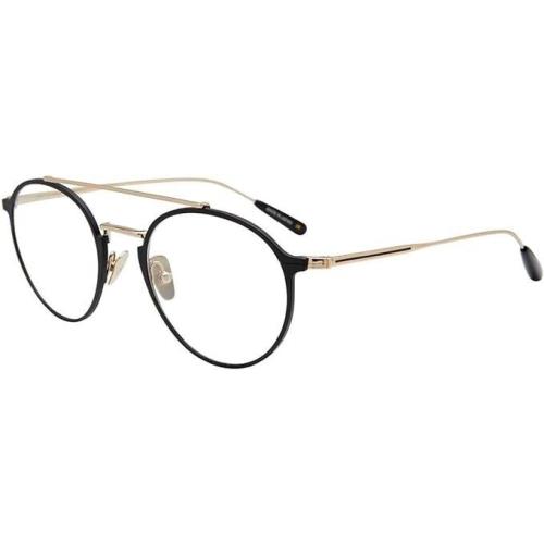 John Varvatos Eyeglasses V174 Black Gold 50mm - Made in Japan