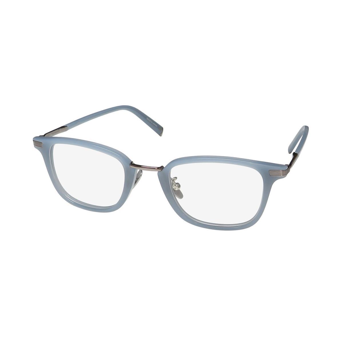 John Varvatos V405 Eyeglass Frame Storm Blue Square 48-23-150 Mens Full-rim