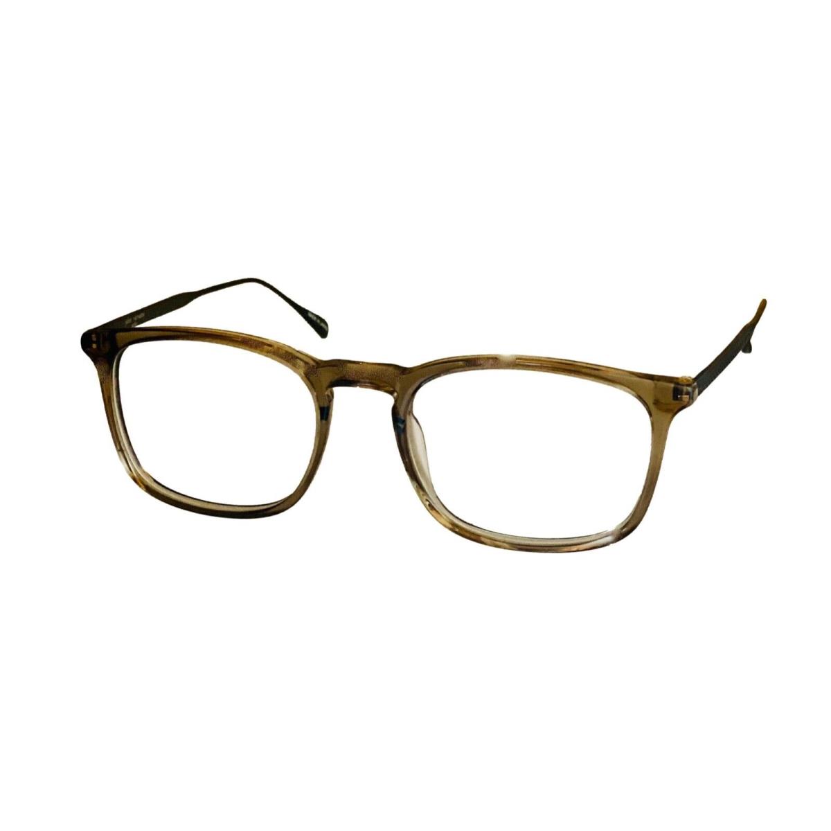 John Varvatos Eyeglasses Rectangle Mens Smoke Crystal Eyewear Frame V207 54mm