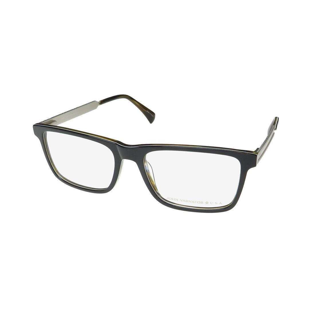 John Varvatos VJVC003 Eyeglass Frame 55-17-145 Full-rim Mens Plastic