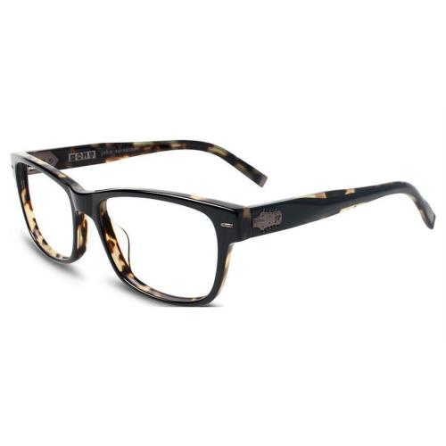 John Varvatos Eyeglasses V361 53mm Black Tortoise - Handmade in Japan