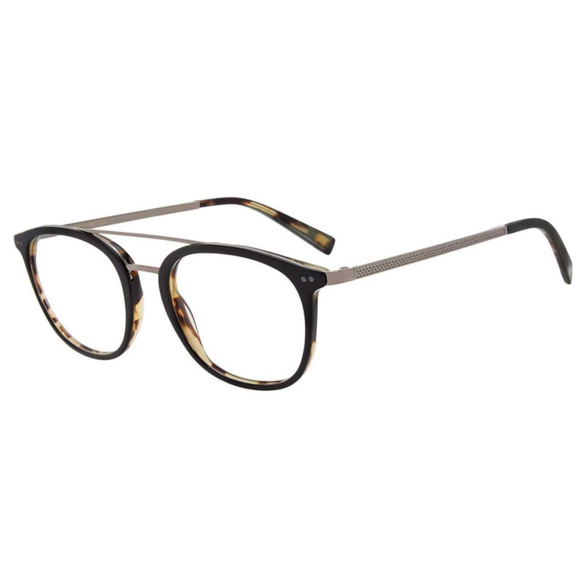 John Varvatos Unisex Eyeglasses Frame V378 in Tortoise Havana Brown Crystal 49mm