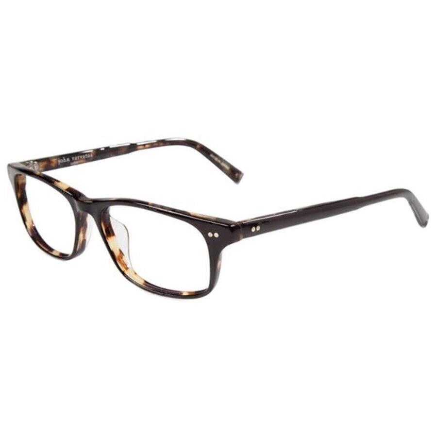 John Varvatos Eyeglasses JV V202 56 mm Black Tortoise - Made in Japan - Frame: Black