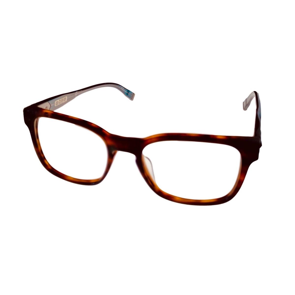 John Varvatos Mens Ophthalmic Eyeglass Plastic Square Frame V363 Brown